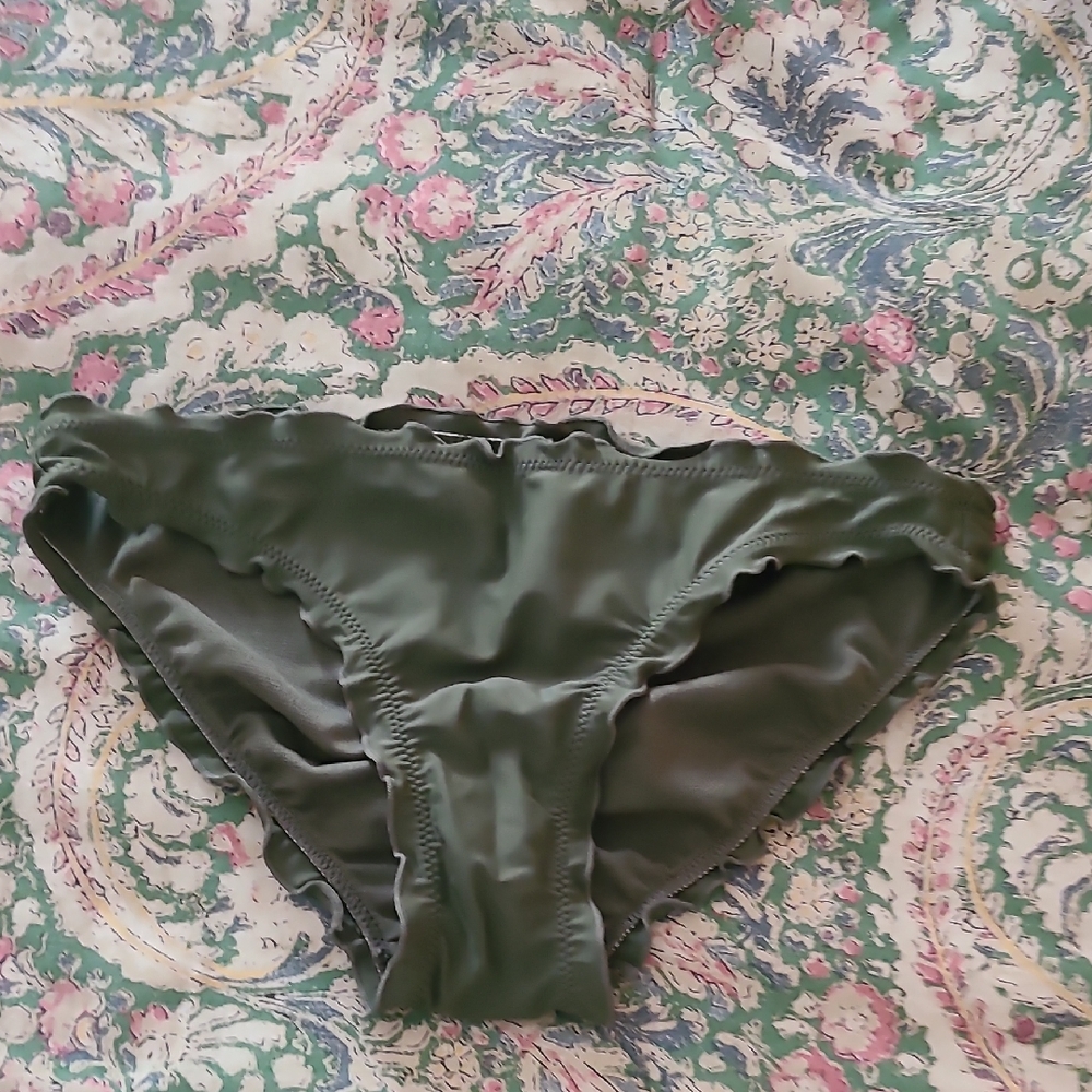 Olive Green Bikini Bottoms